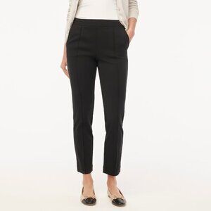 J Crew Womens Plus Size 3X Ponte Knit Pintuck Sweatpants in Black BA199 $89